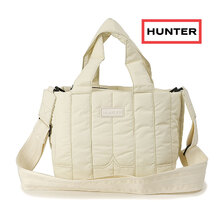 HUNTER INTREPID PUFFER MINI TOTE white-willow UBS1167KBM-WHW画像