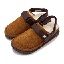 SHAKA SNUG CLOG BOA HAIRY SUEDE Brown SK-261画像