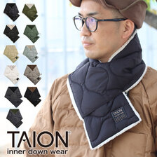TAION ミリタリー リバーシブル ダウンマフラー TAION-R201ML画像
