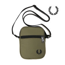 FRED PERRY RIPSTOP SIDE BAG UNIFORM-GREEN L6266-Q55画像