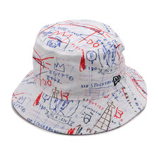 NEW ERA バケット01 リバーシブル JEAN MICHEL BASQUIAT ジャン=ミシェル・バスキア オールオーバープリント 13772574画像