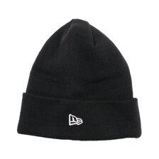 NEW ERA ベーシック カフニット ブラック ホワイトフラッグ 11120507画像