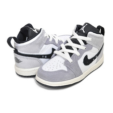 NIKE JORDAN 1 MID SE CRAFT (TD) cement grey/black-white FD9089-002画像