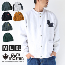 gym master 12ozヘビー裏起毛スウェットスナップボタンカーデ G233725画像