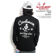 COOKMAN Long Sleeve T-Shirts Skull -BLACK- 231-33110画像