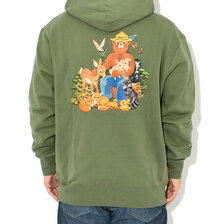 ELEMENT &times; SMOKEY BEAR SBXE Friends Smokey Pullover Hoodie BD022-006画像