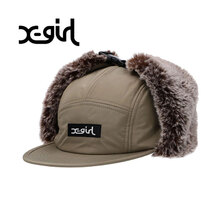 X-girl DOG EAR JET CAP OLIVE 105233051011画像