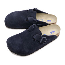 BIRKENSTOCK Boston SFB VL Midnight NARROW 1023865画像