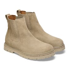 BIRKENSTOCK HIGHWOOD SLIP ON MID (REGULAR) SUEDE LEATHER TAUPE 1025747画像