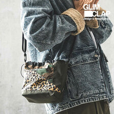GLIMCLAP Patchwork drawstring bag 15-103-GLA-CD画像