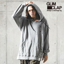 GLIMCLAP Used like processing sweathoodie 15-120-GLA-CD画像