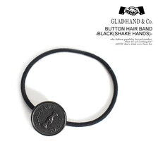 GLAD HAND BUTTON HAIR BAND BLACK(SHAKE HANDS)画像