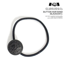 GLAD HAND BUTTON HAIR BAND BLACK(HAT)画像