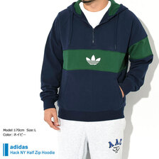 adidas Hack NY Half Zip Hoodie Originals IP9486画像