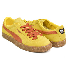 PUMA SUEDE VTG F PAM PUMA BLACK / FRESH PEAR 394768-01画像