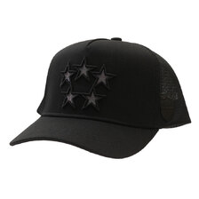 YOSHINORI KOTAKE DESIGN &times; BARNEYS NEWYORK BLACK LINE FIVE STAR LOGO MESH CAP画像