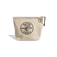 KLEIN TOOL Zipper Bag, Canvas Tool Pouch, 10-Inch 5539画像