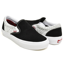 VANS SKATE SLIP-ON BLACK WIDOW SPIDER BLACK / WHITE / RED VN0A5FCABWT画像