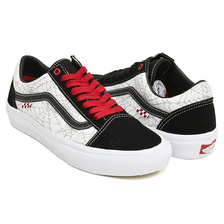 VANS SKATE OLD SKOOL BLACK WIDOW SPIDER BLACK / WHITE / RED VN0A5FCBBWT画像