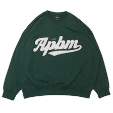 APPLEBUM APBM Big Crew Sweat GREEN画像