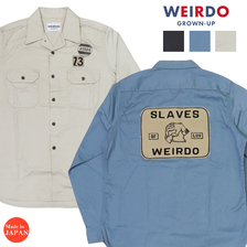 WEIRDO SLAVES - L/S WORK SHIRTS WRD-23-AW-09画像