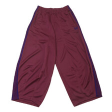 NEEDLES 23AW H.D. Track Pant Poly Smooth WINE画像
