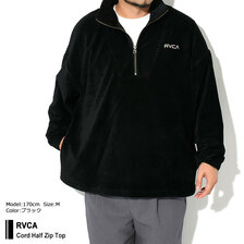 RVCA Cord Half Zip Top BD042-154画像