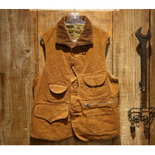 FREEWHEELERS GREAT LAKES GMT. MFG. Co. YELLOWSTONE SLEEVELESS COAT Original Heavy Cotton Yarn-Dyed Duck 2321015画像