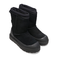 UGG CLASSIC SHORT WEATHER HYBRID BLACK / BLACK 1143992-BBLC画像