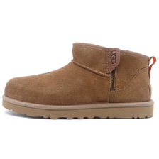 UGG M CLASSIC ULTRA MINI ZIP CHESTNUT/ORANGE SODA 1143984-COGS画像