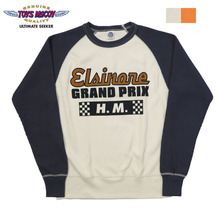 TOYS McCOY BIG WAFFLE CREW NECK SHIRT "Elsinore GRAND PRIX" TMC2355画像