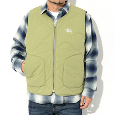 STUSSY RECYCLED NYLON LINER VEST 115643画像