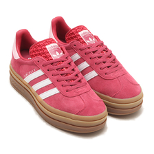 adidas GAZELLE BOLD W WILDPINK/FOOTWEAR WHITE/CLEARPINK ID6997画像