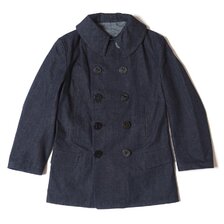 WAREHOUSE Lot 2205 1920'S WW1 STYLE U.S.NAVY 13STARS PEA COAT インディゴデニム画像