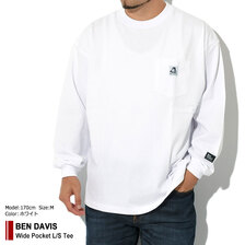 BEN DAVIS 23FW Wide Pocket L/S Tee C-23780032画像