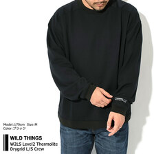 Wild Things W2LS Level2 Thermolite Drygrid L/S Crew WT23145KB画像