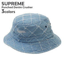 Supreme 23AW Punched Denim Crusher画像