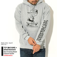 TOY MACHINE &times; sKetChboOok3 Sect Cruising Sweat Pullover Hoodie STMFDSW11画像