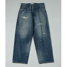 JOHNBULL 12オンスデニムハードワーカーテーパードジーンズ M233P06画像