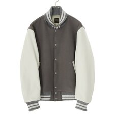 Scye Super140 Wool Melton Varsity Jacket 5723-63500画像