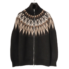 MARKAWARE SNOW PATTERN DRIVER'S JUMPER : A23C-12SW03C画像