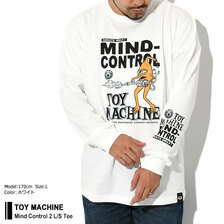 TOY MACHINE Mind Control 2 L/S Tee TMFDLT12画像