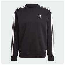 adidas Originals 3 Stripes Crew Sweat BLACK IM2087画像
