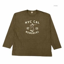 BARNS 90'S BIG 9SLEEVE PRINT T-SHIRT "MEMORIAL" BR-23404画像