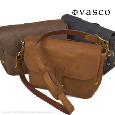 vasco POSTMAN MINI-SHOULDER BAG ROUGH OUT LEATHER VS-249LR画像
