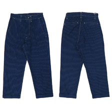 FULLCOUNT Indigo Wabash Stripe Farmers Trousers 1128-4画像
