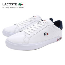 LACOSTE POWERCOURT TRI22 1 SMA White/Navy/Red 43SMA0034-407画像