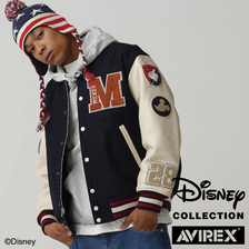 AVIREX &times; Disney STADIUM JACKET MICKEY 7833252078画像