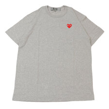 PLAY COMME des GARCONS MENS RED HEART ONE POINT TEE画像