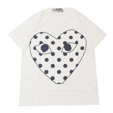 PLAY COMME des GARCONS MENS DOT HEART TEE画像